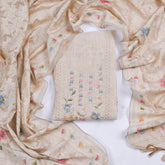 Linen Off-white Unstitched Suit